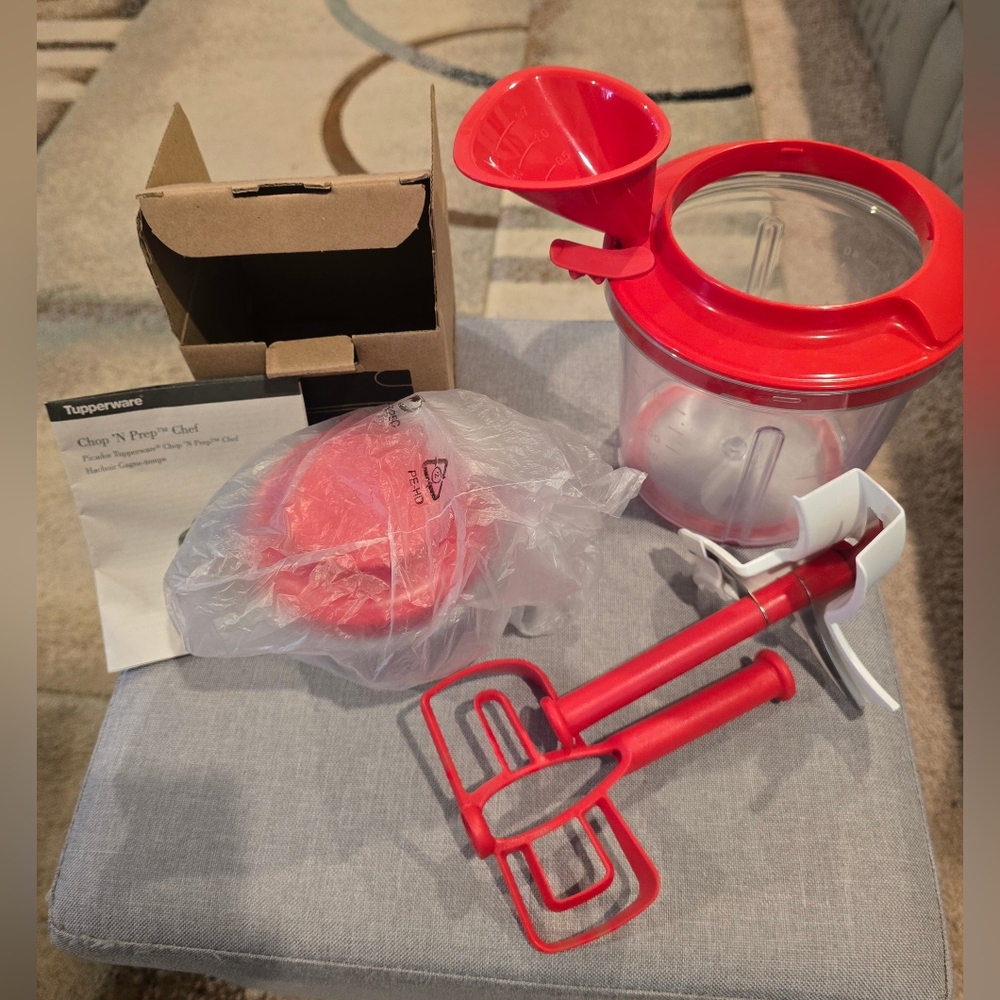 Tupperware Power Chef System, New And Lightly Used, See Comments